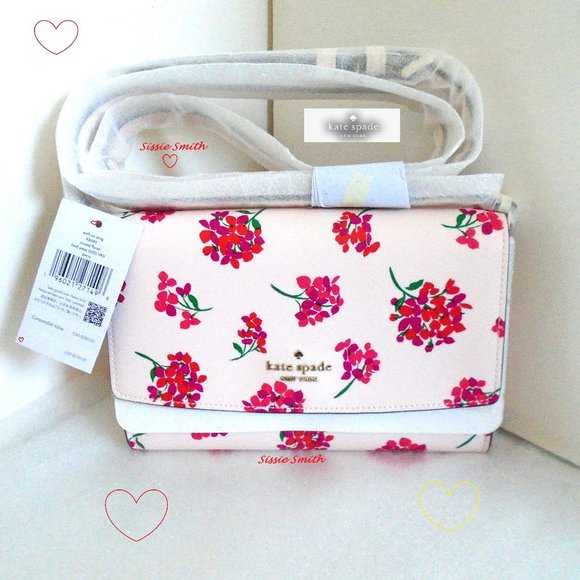 kate spade Handbags - ♠️ Kate Spade ♠️️ Perry Floral Leather Crossbody Bag